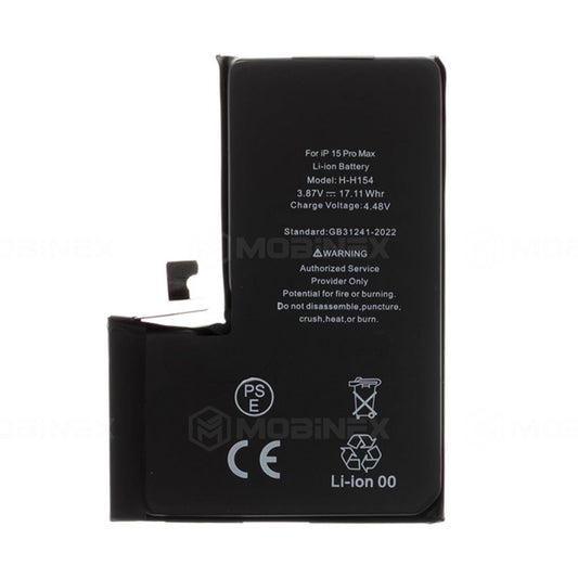 Bateria iPhone 15 Pro Max ALTA capacidad - Mobinex Repuestos