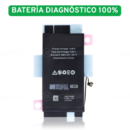 Batería Diagnóstico para iPhone 12/12PRO Salud 100% - Sin Soldar Chips - Mobinex Repuestos