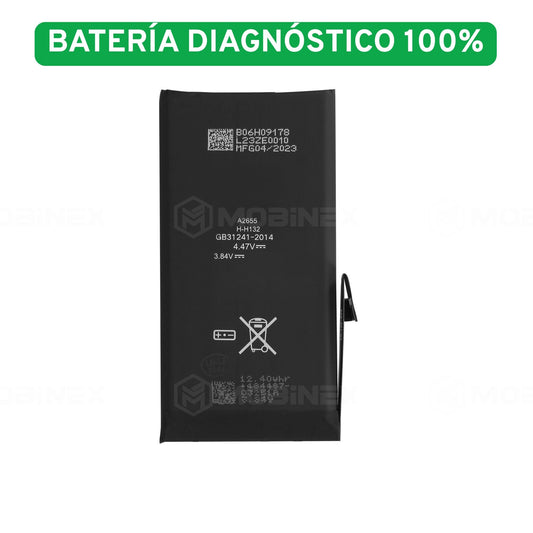 Bateria Diagnostico para iPhone 13 Mini Alta Capacidad y Compatible - Mobinex Repuestos