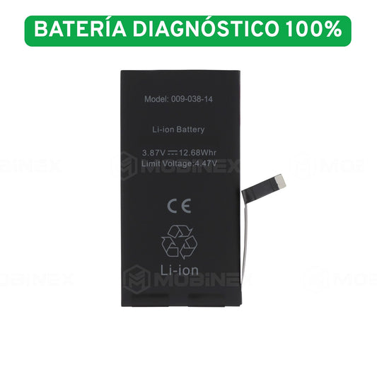 Bateria Diagnostico para iPhone 14 Alta Capacidad y Sin Alertas - Mobinex Repuestos