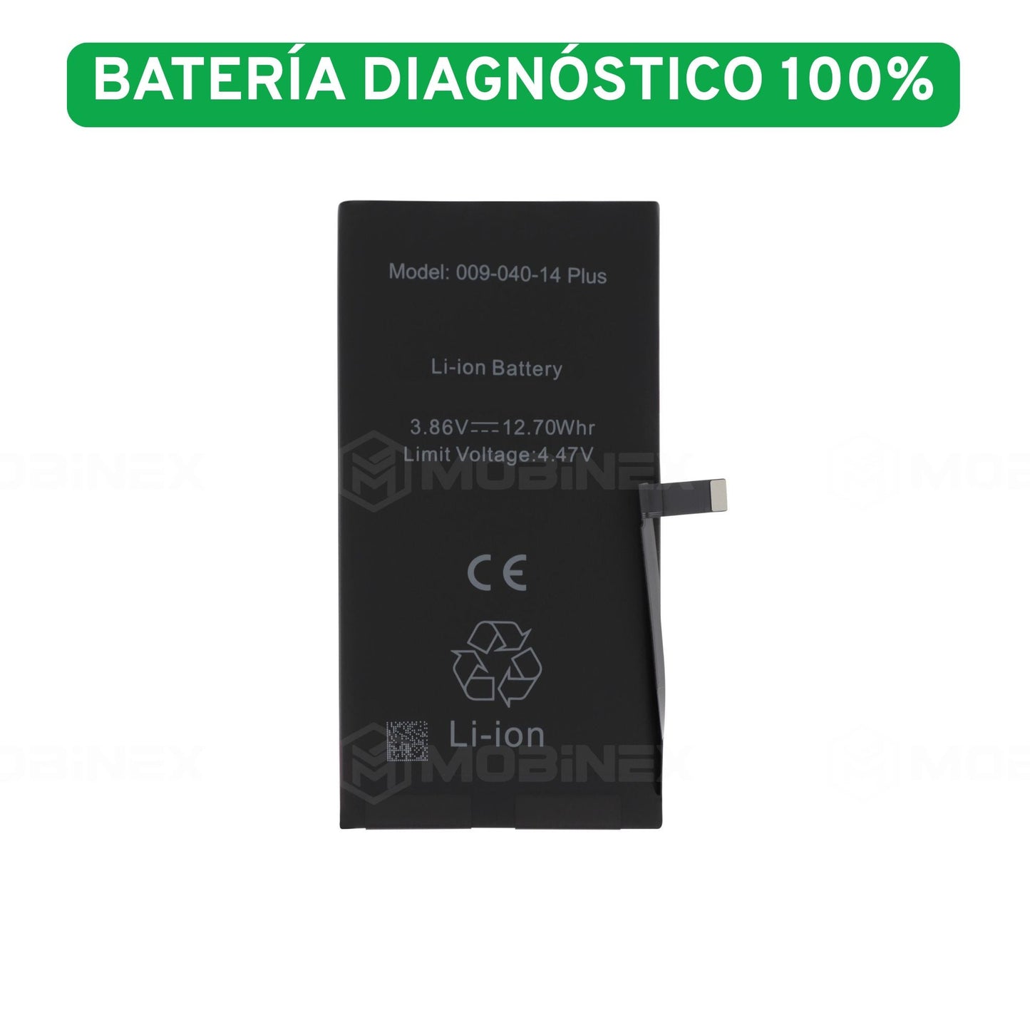 Bateria Diagnostico para iPhone 14 Plus Profesional y Sin Mensajes - Mobinex Repuestos
