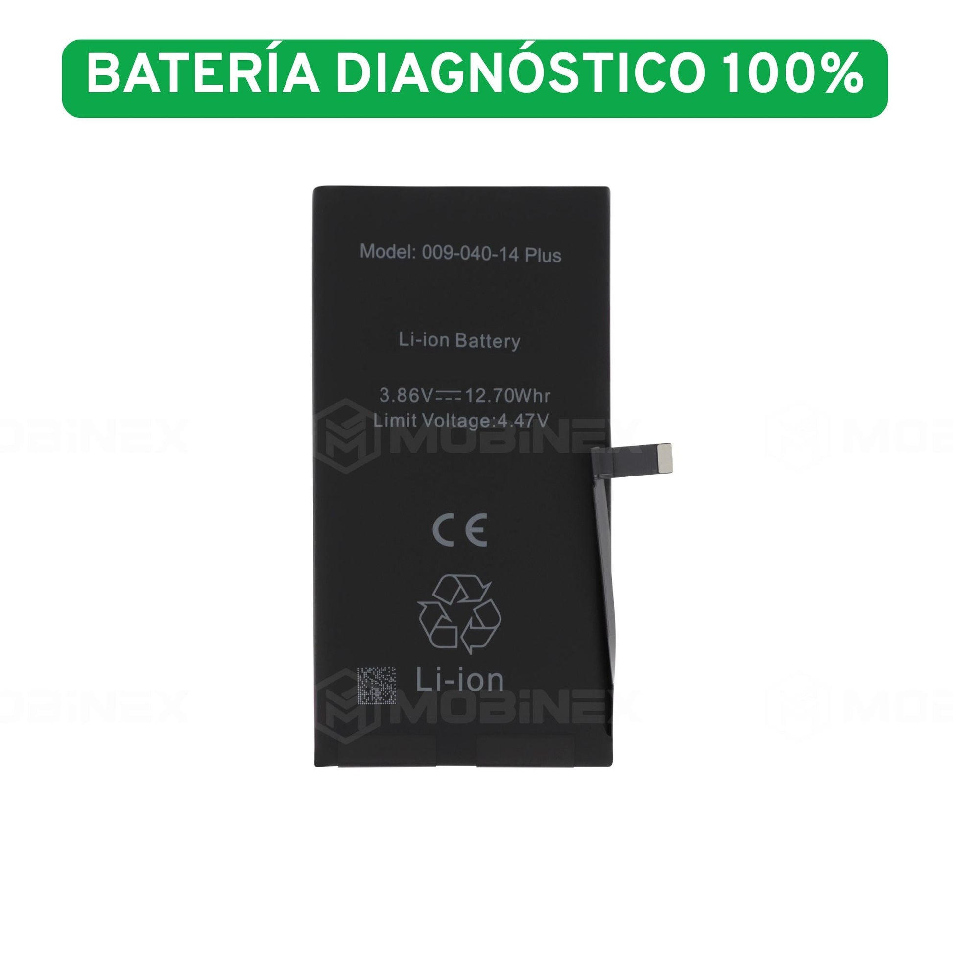 Bateria Diagnostico para iPhone 14 Plus Profesional y Sin Mensajes - Mobinex Repuestos