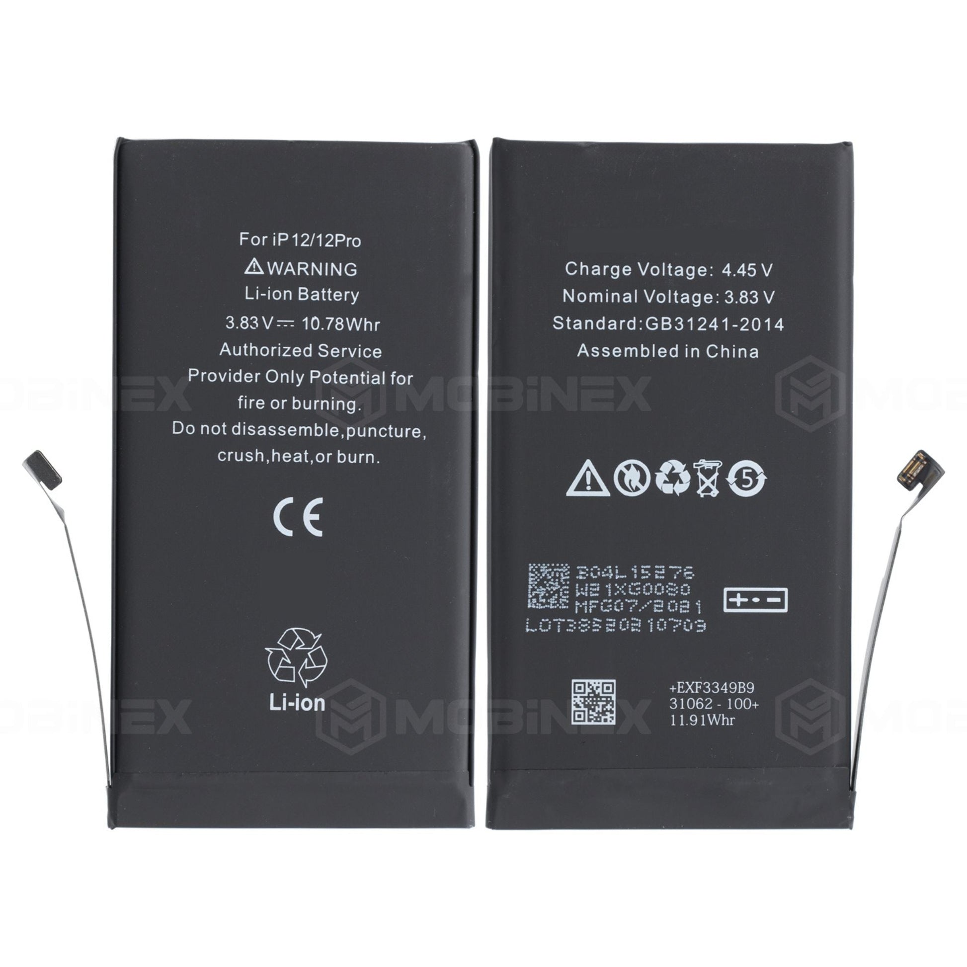 Bateria iPhone 12/12 Pro ALTA capacidad - Mobinex Repuestos