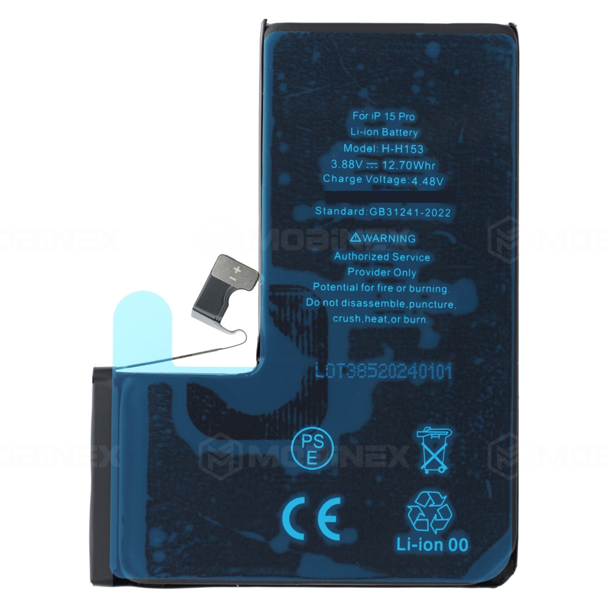 Bateria iPhone 15 Pro ALTA capacidad - Mobinex Repuestos