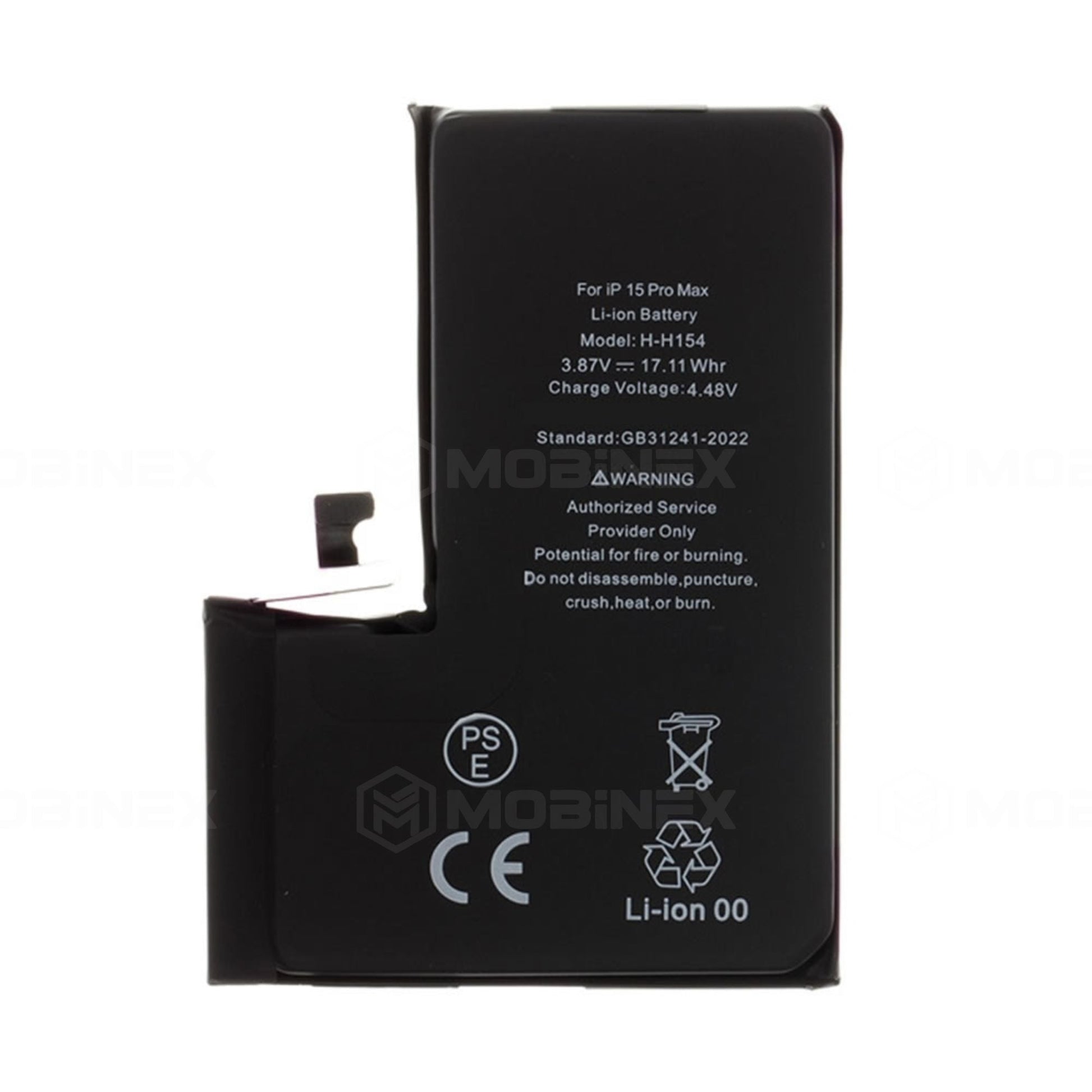 Bateria iPhone 15 Pro Max ALTA capacidad - Mobinex Repuestos
