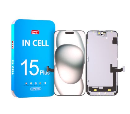 PANTALLA ZY IPHONE 15 Plus con Tecnología COF 1080P LCD - IC INTERCAMBIABLE - Mobinex Repuestos