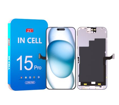 PANTALLA ZY IPHONE 15 Pro con Tecnología COF 1080P LCD - IC INTERCAMBIABLE - Mobinex Repuestos