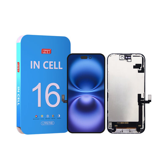 PANTALLA ZY IPHONE 16 con Tecnología COF 1080P LCD - IC INTERCAMBIABLE - Mobinex Repuestos